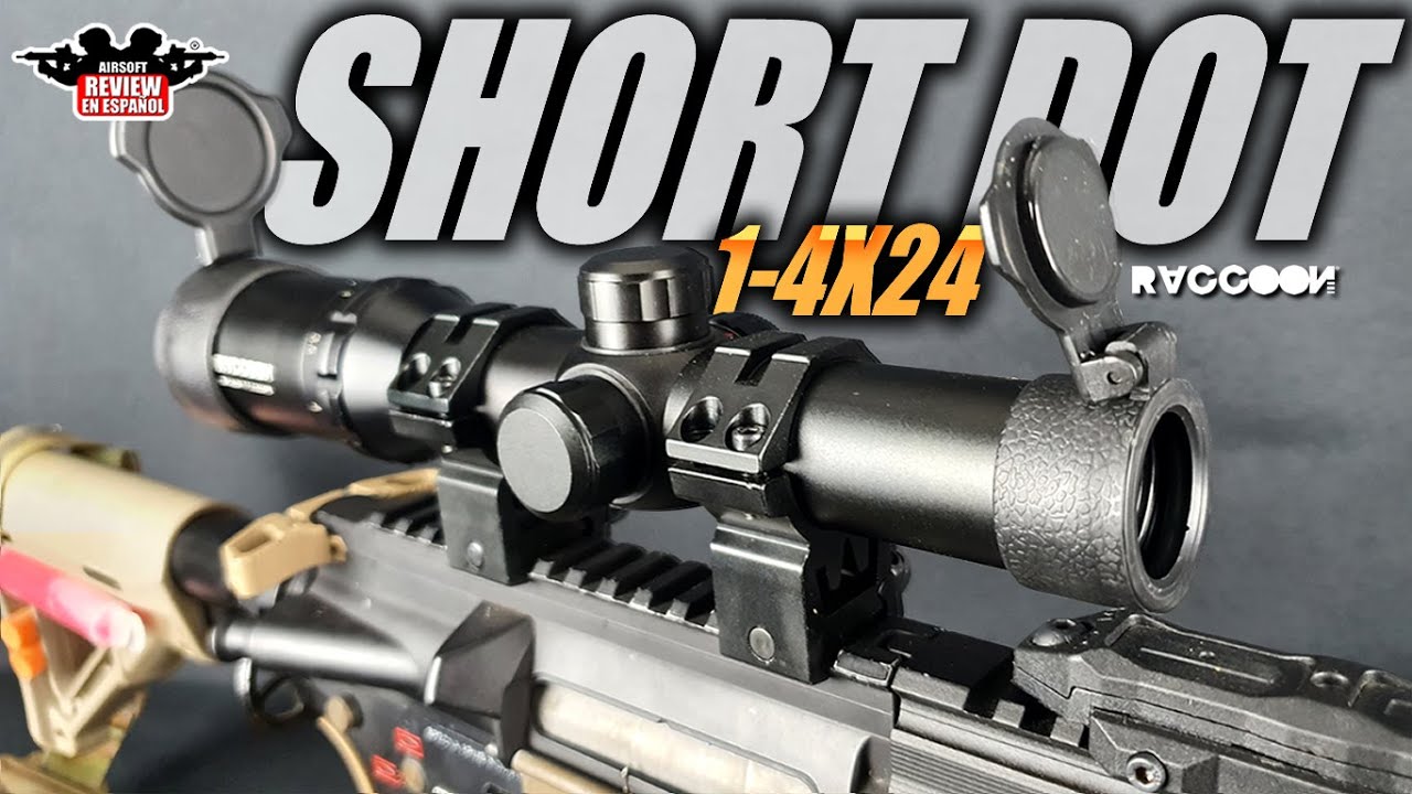 Mira Retro-iluminada 1-4x24 Short Dot DMR | Airsoft Review en Español