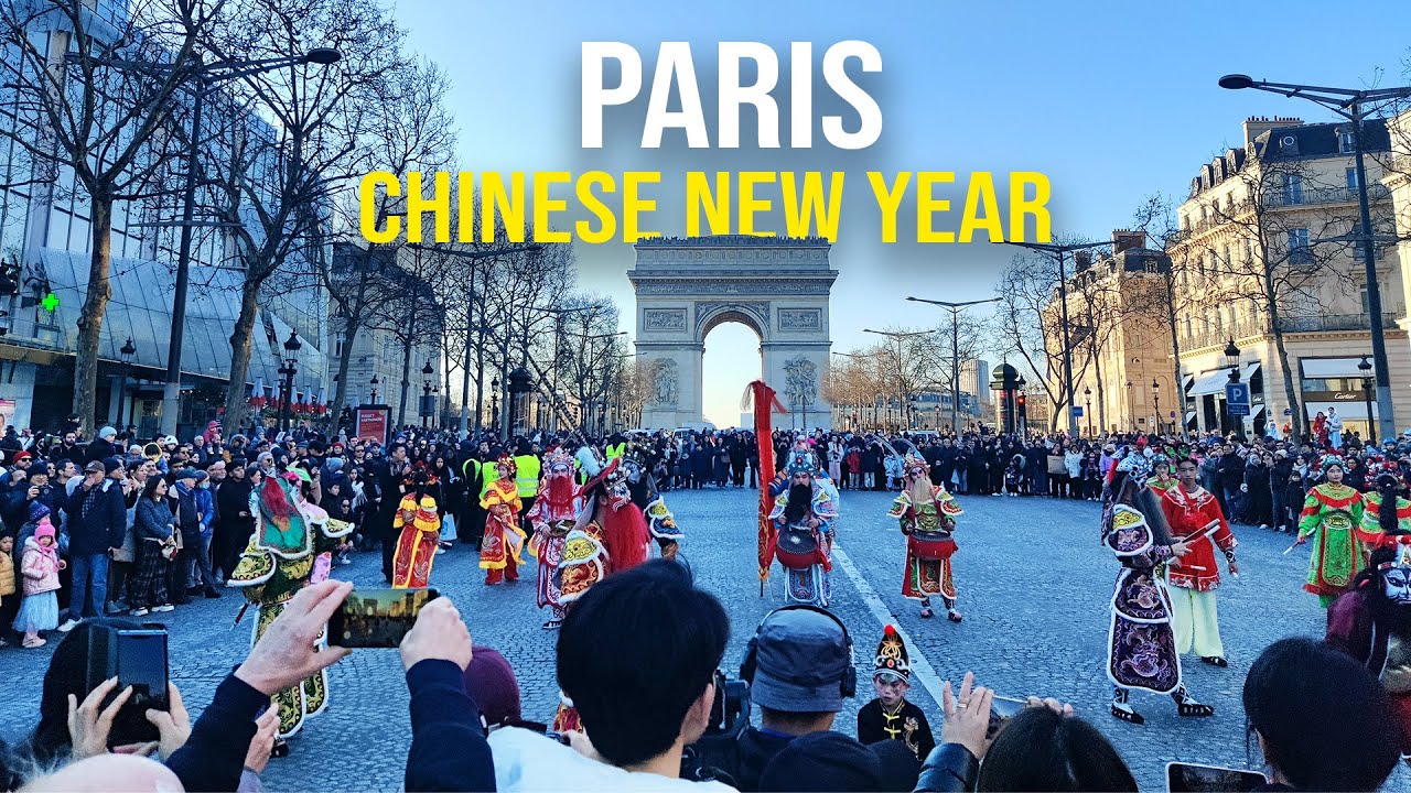 Celebrating Chinese New Year 2025 at Champs Elysees Paris