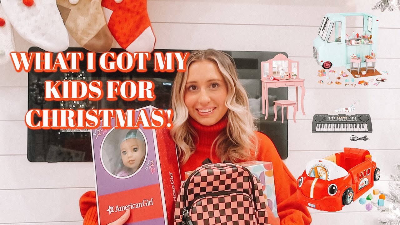 EVERYTHING I GOT MY 3 KIDS FOR CHRISTMAS 2022 WHAT I GOT MY KIDS FOR CHRISTMAS HAUL 11 MONTHS 4 & 7