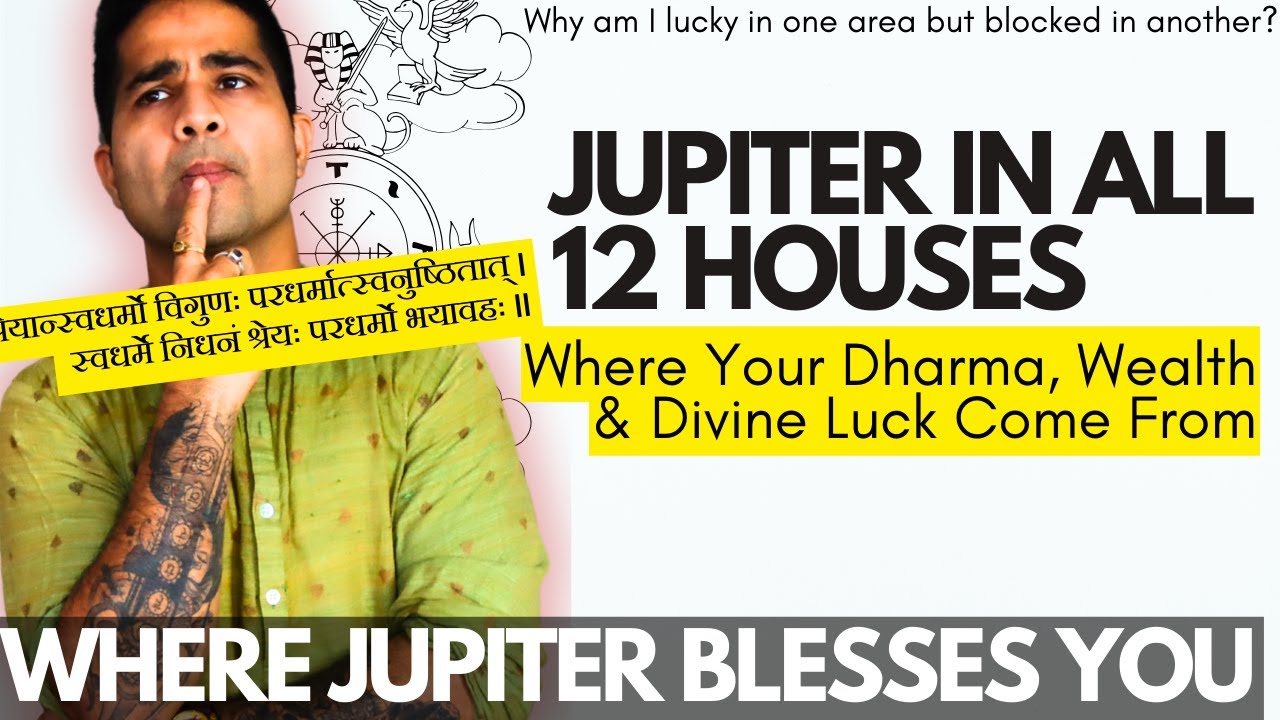 Jupiter Placement SECRETS ✨ | Where Your Dharma, Wealth & Divine Luck Come From