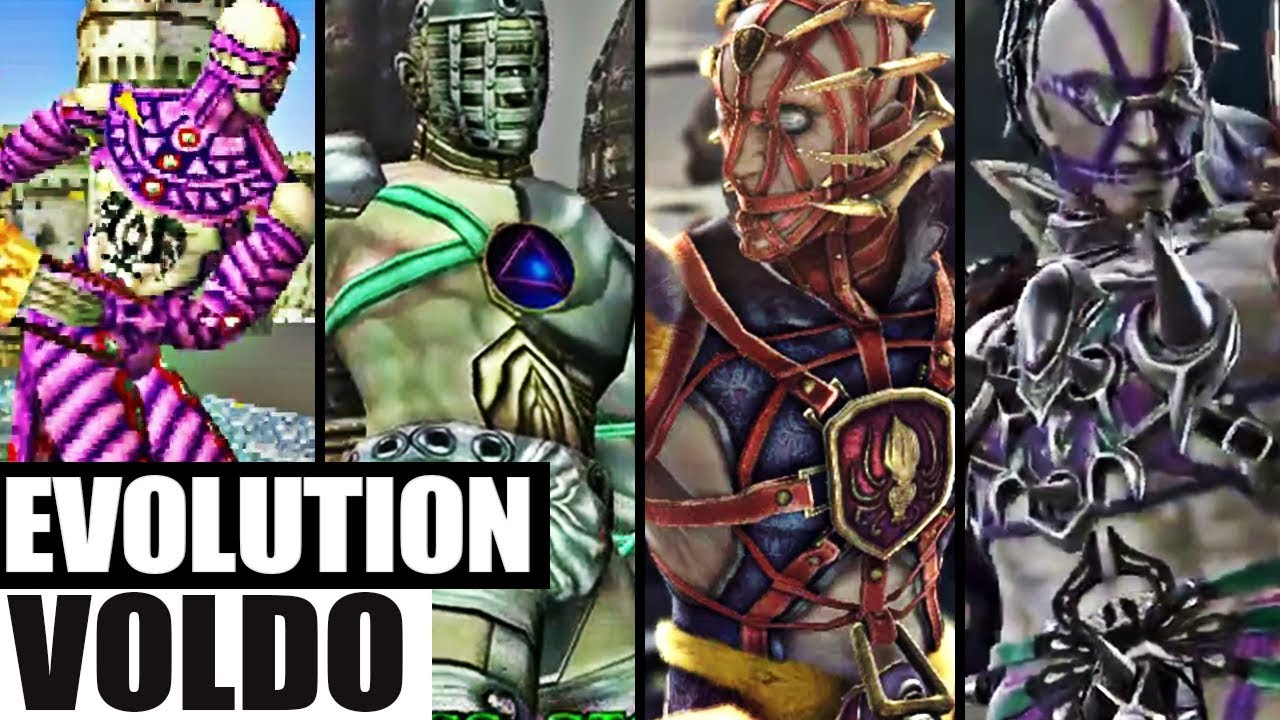 Evolution of Voldo from SoulCalibur (1998-2018)
