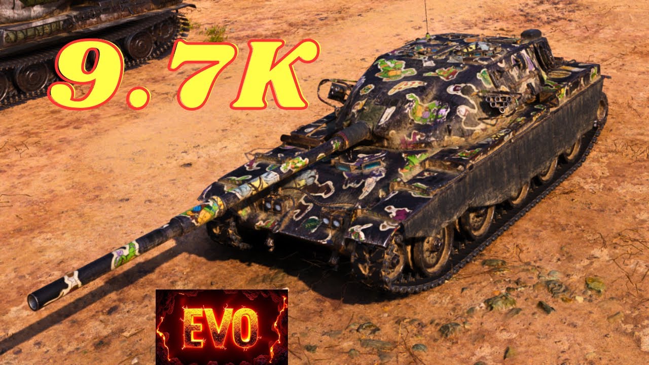 T95/FV4201 Chieftain 9.7K Damage 7 Kills World of Tanks ,WoT