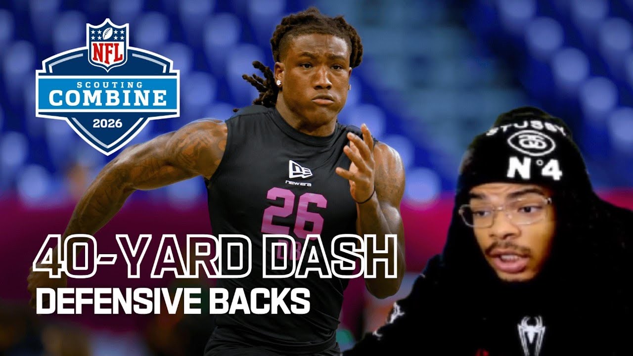 Defensive Backs Run the 40-Yard Dash at 2026 NFL Combine(reaction)