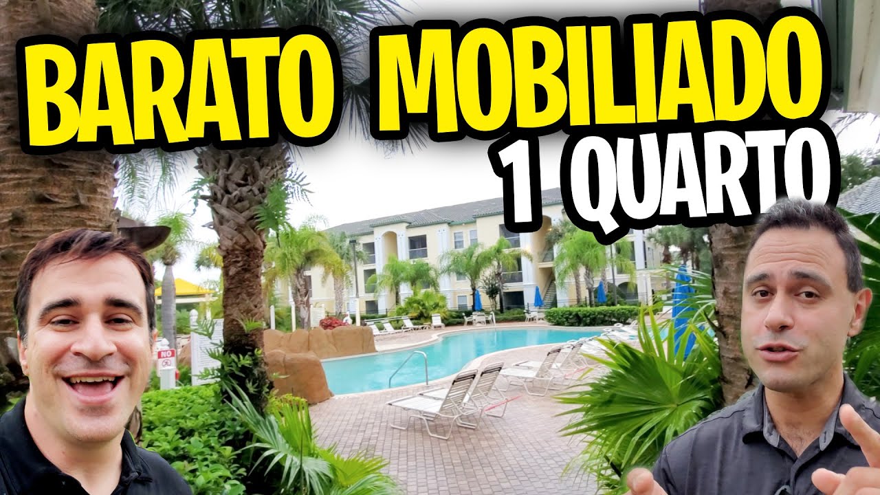 APARTAMENTO DE 1 QUARTO MOBILIADO E… BARATO 😱 EM ORLANDO