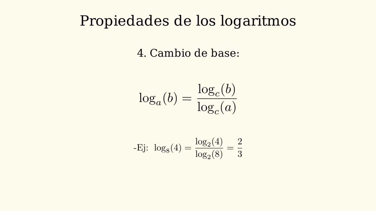 Nivelación - Lección: Logaritmación 2