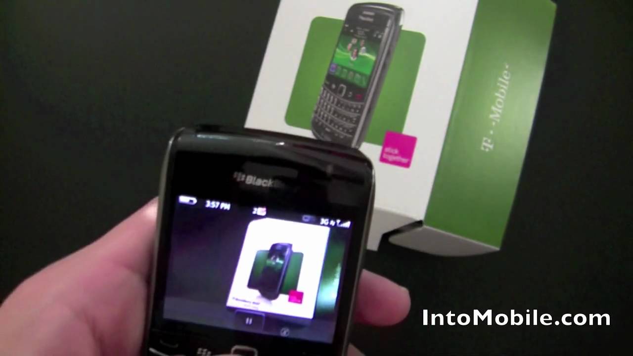 T-Mobile BlackBerry Bold 9700 (Bold 2) hands-on video tour Part2of2
