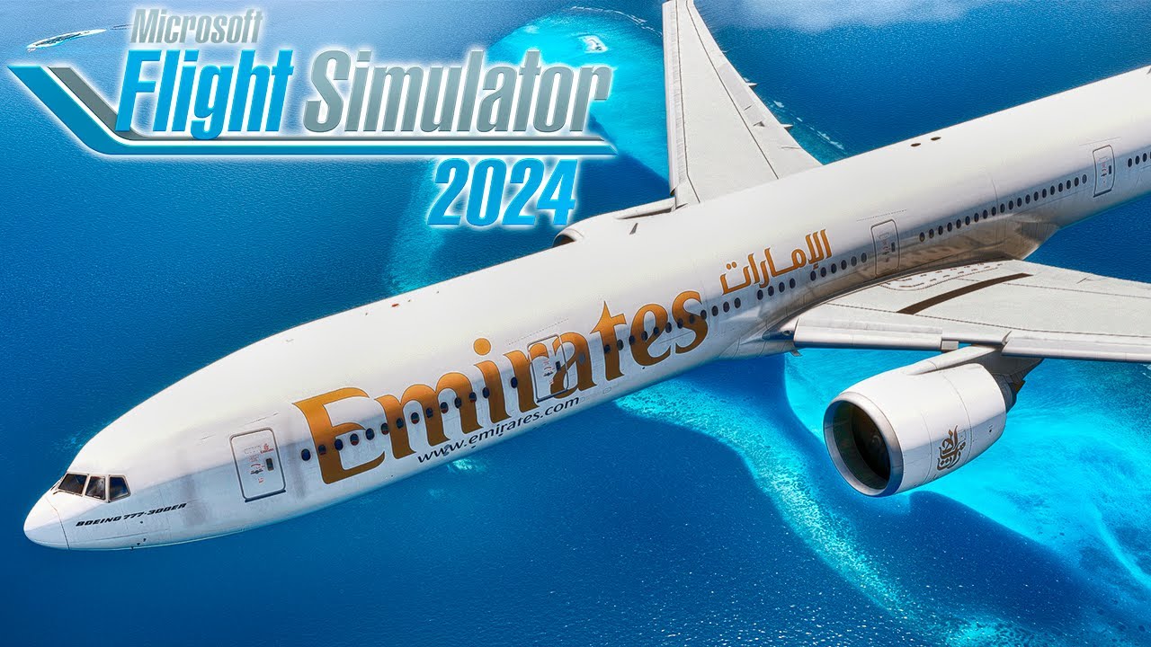 FS2024 | EMIRATES B777-300ER ДУБАЙ ✈ МАЛЬДИВЫ