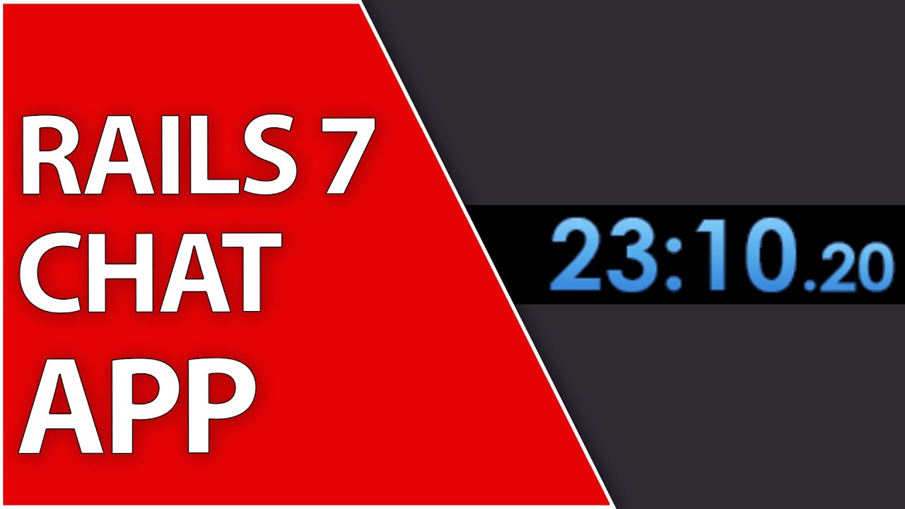 Speedrun a Realtime Chat App with Ruby on Rails 7