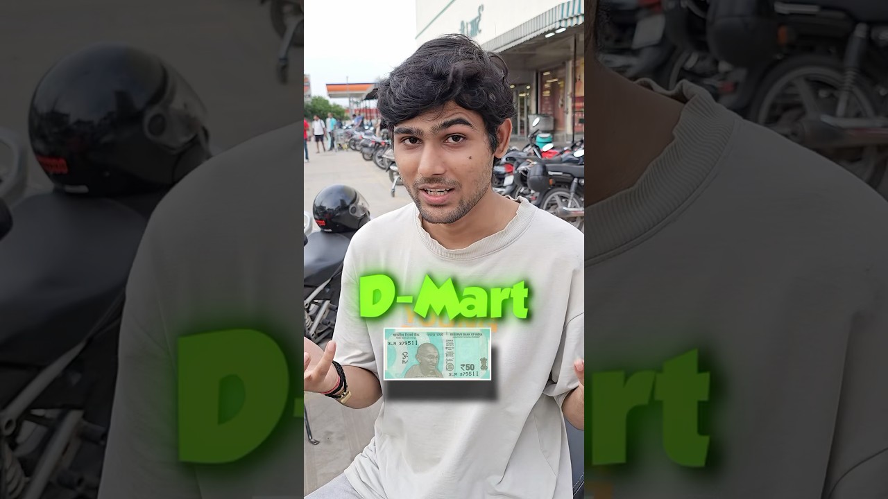 ₹50 In Dmart Challenge !