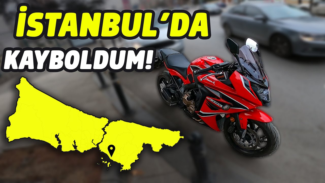 CBR 650F İLE İSTANBUL'DA KAYBOLDUM! | MOTOVLOG #155