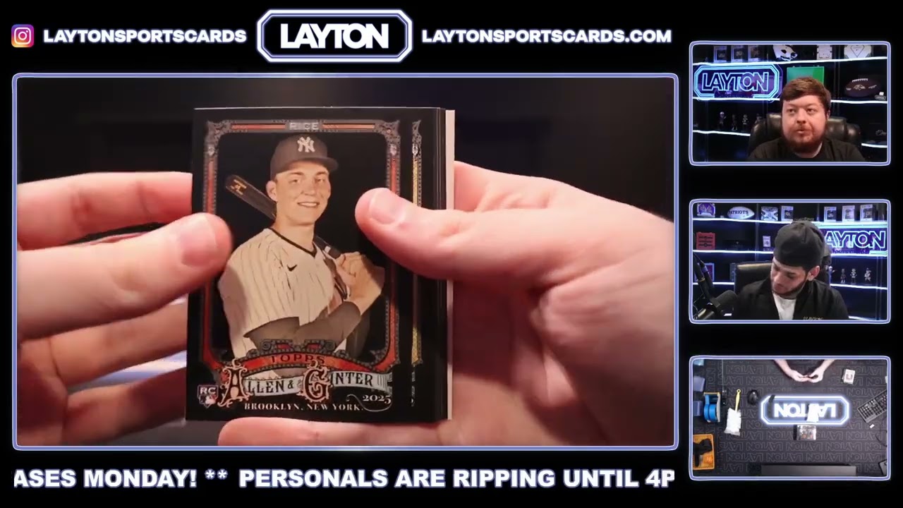 3 Boxes of 2025 Allen and Ginter X MLB for Elmer H