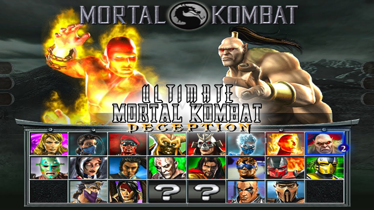 FINALMENTE!! LANÇARAM UM MOD BRABO PARA MORTAL KOMBAT DECEPTION DO PS2