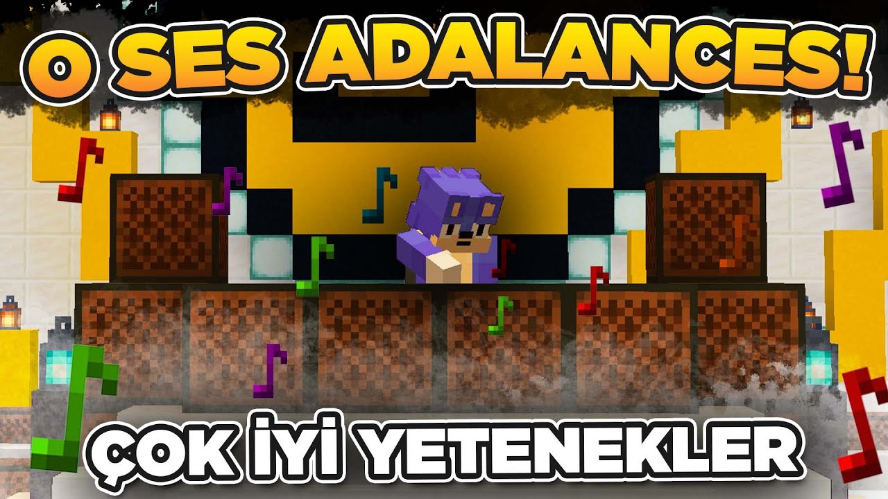Minecraft'ın En Büyük Yetenek Yarışması O SES ADALANCES! | Eşsiz Yetenekler VAR!