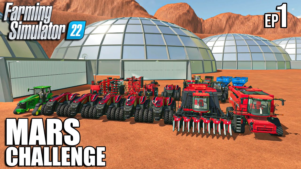 I Started a New Challenge on Mars | MARS Challenge | Farming Simulator 22 | #1