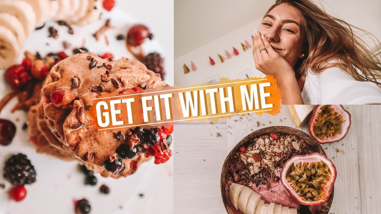 WHAT I EAT IN A DAY,  GYM WORKOUT & Rezepte | GET FIT WITH ME, NACH 6 WOCHEN PAUSE 😬