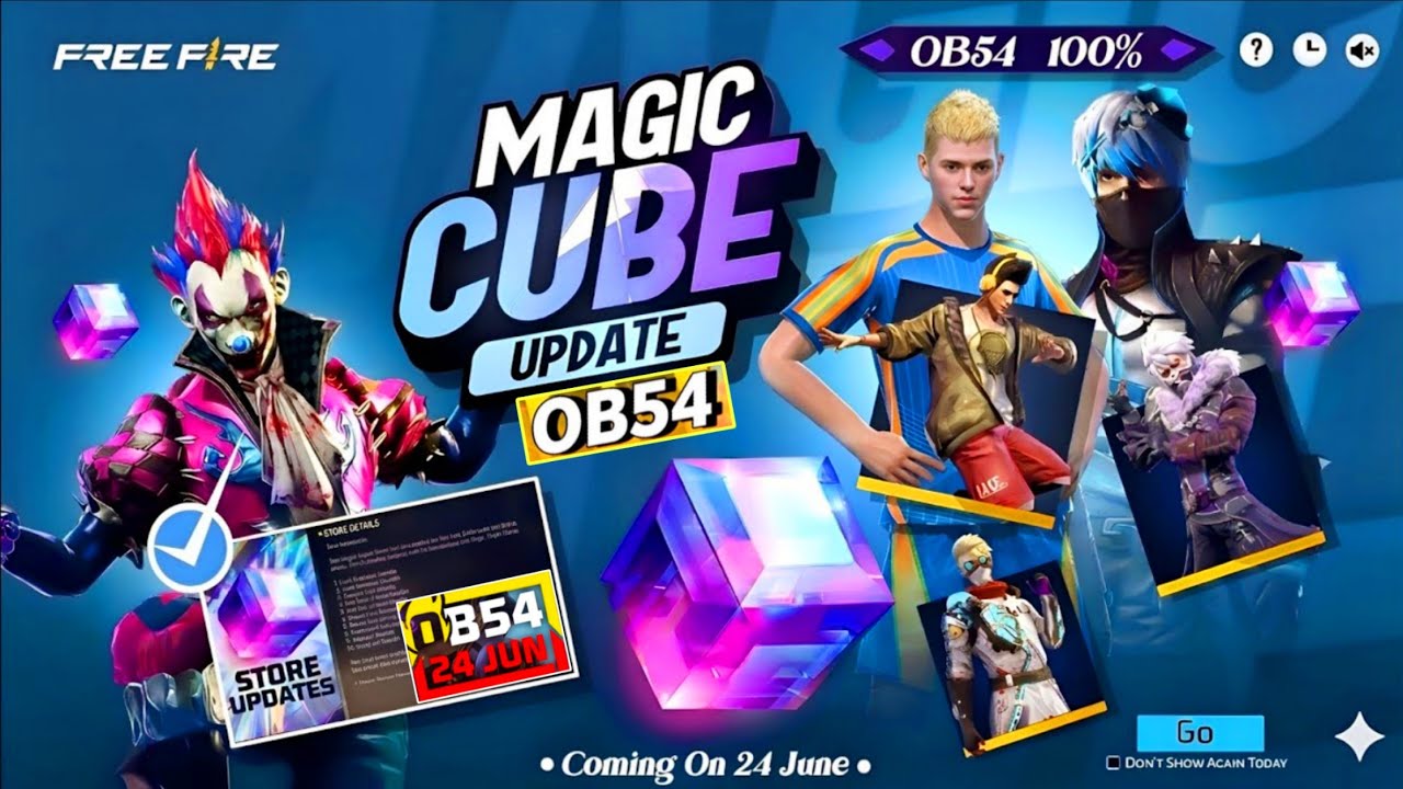 OB54 MAGIC CUBE STORE UPDATE CONFIRM 🤯|LOL EMOTE RETURN | NEXT MAGIC CUBE STORE UPDATE| FF NEW EVENT