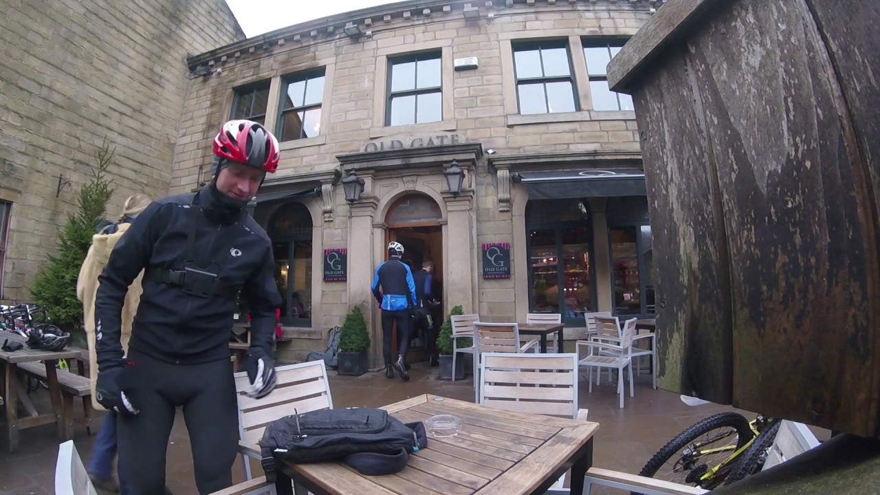 Cycling to a pub in Hebden Bridge  West Yorkshire - I'm a cyclist and I live in the Pennines
