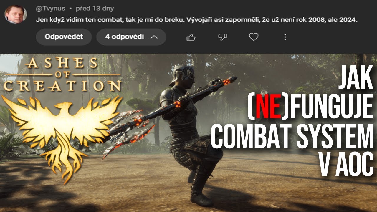 ASHES OF CREATION a Combat system - je dobrej nebo ne?