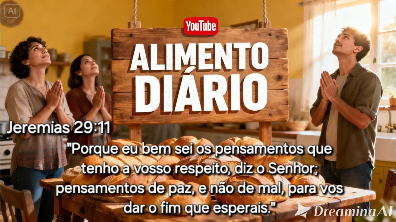 ALIMENTO DIÁRIO 17 MARÇO.          JEREMIAS 29:11