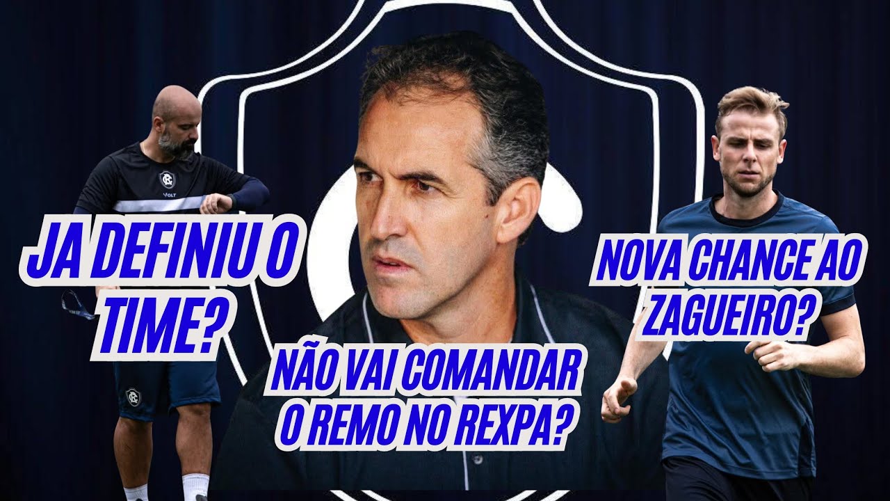 🚨🤔Treinador não vai comandar no RexPa?|Interino Definiu o time?|zagueiro vai ganhar oportunidade?