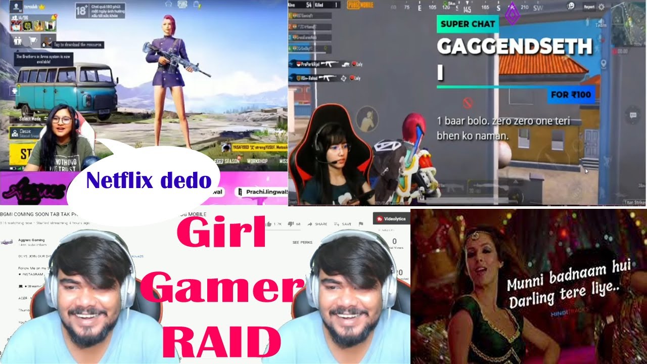 Girl Gamer Raid || Apna #BGMI Aa Gaya || @antaryami gaming || PUBG HIGHLIGHTS