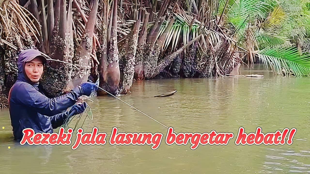 SIAPA SANGKA MENJALA IKAN DISINI DAPAT KAKAP BABON-BABON !!