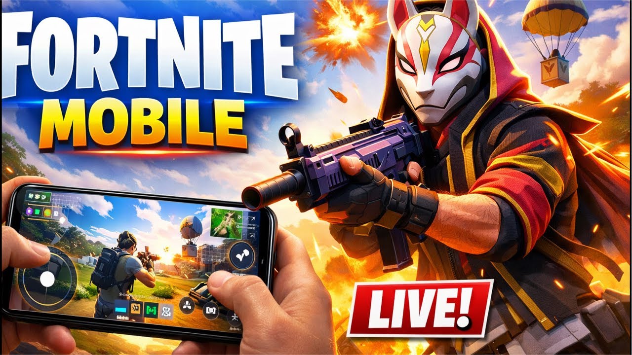 Fortnite Mobile LiveStream #shorts