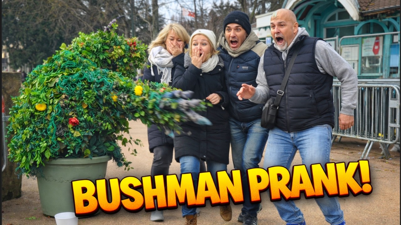 Bushman Prank with Epic Girl Reactions! 🌿🔥
