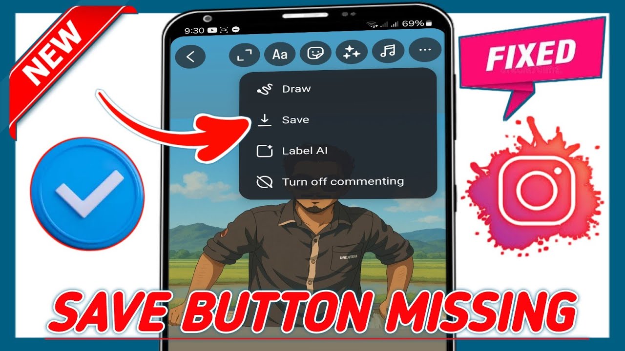 Instagram Story Save option Not showing 2025 | Save button missing on Instagram Story