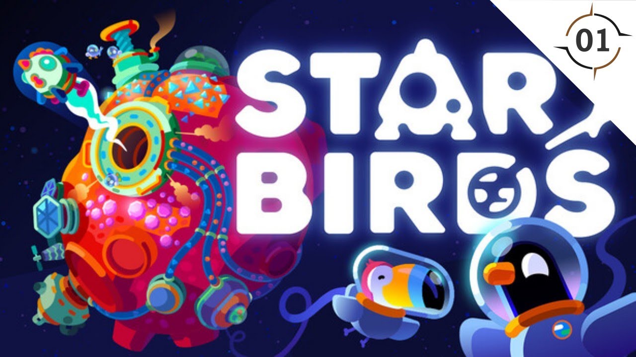EXPLORANDO ASTEROIDES COM PASSAROS ESPACIAIS ⭐ STAR BIRDS GAMEPLAY PC PT BR - EP01