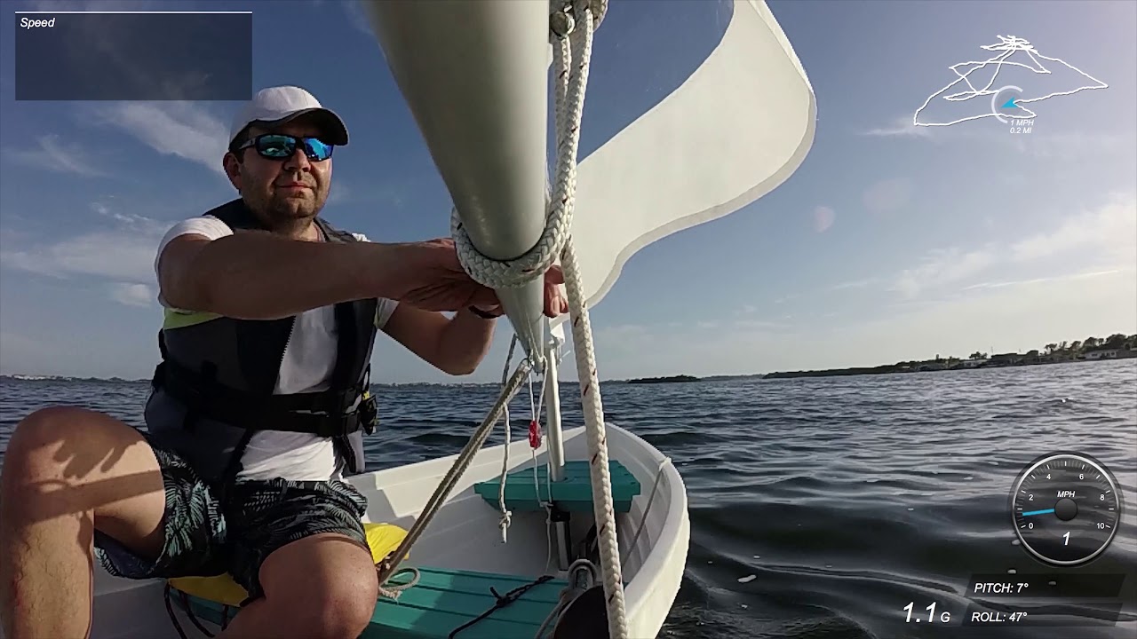 Ep. 12 PURE SAILING: Sailing Walker Bay 8' - Best way to learn to sail - with speed data  [4K UHD]
