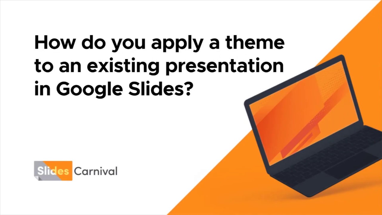 Как применить тему оформления к уже существующей презентации в Google Slides?