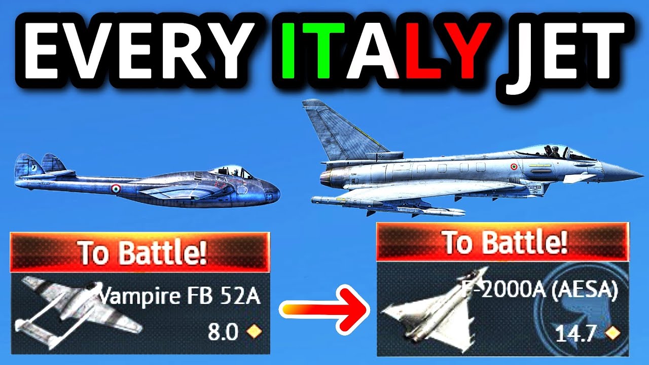 1 KILL IN EVERY ITALY JET EXPERIENCE (Lowtier to Toptier 2026)