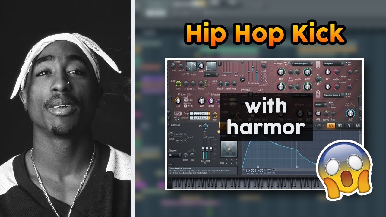 HIP HOP KICK WITH HARMOR (FL STUDIO) | TUTORIAL
