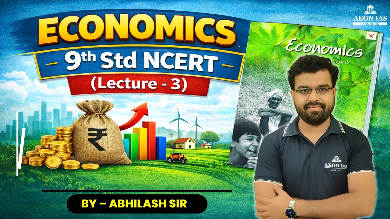 Chapter 3 : Poverty | Economics Class 9 NCERT for UPSC #ncert #upsc