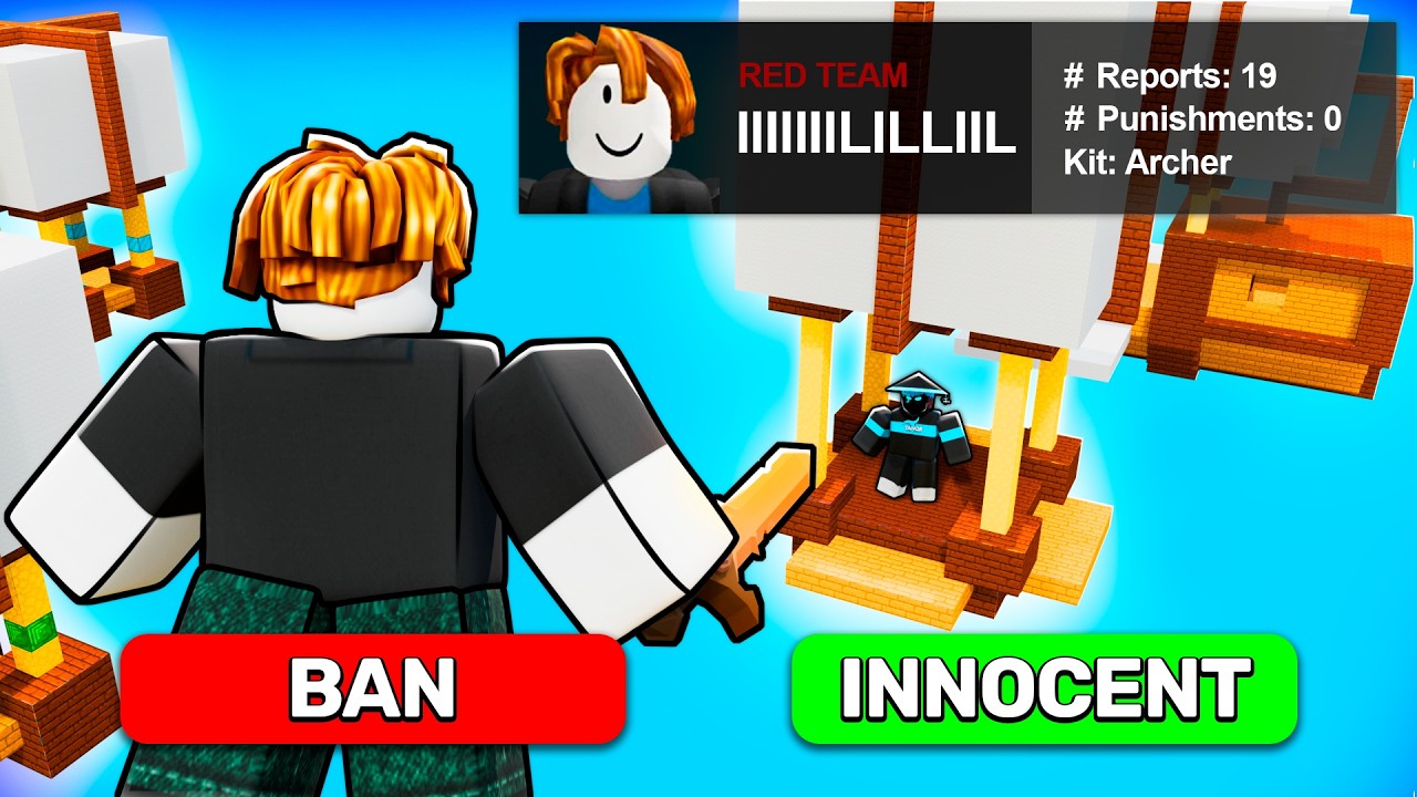 I secretly spectated HACKERS in Roblox Bedwars..