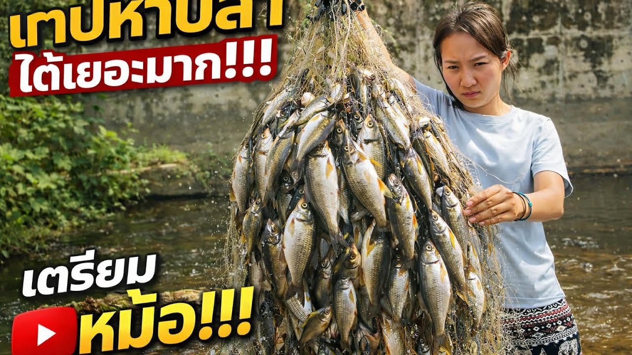 พาแฟนสาว“ล่าบปลาซิวปลาสร้อย”ได้ปลาเยอะสุดสุด ￼