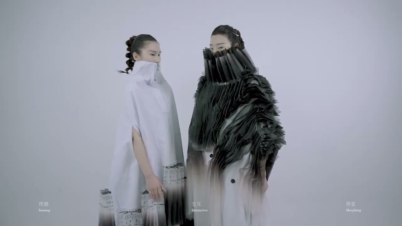 Kinetic & Interactive Fashion by interdisciplinary fashion designer Siyun Huang - the Taiping