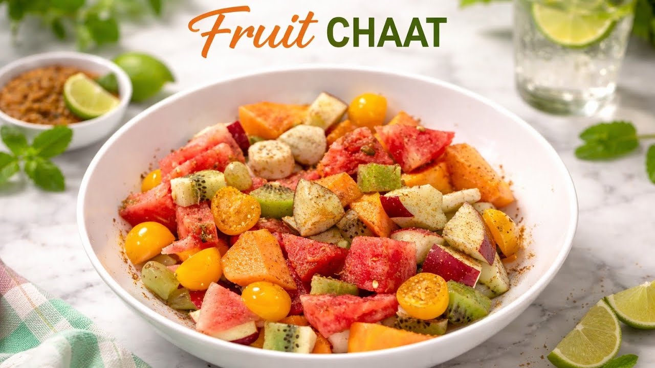 फ्रूटचाट#trending #recipe #food #fruitchaat #healthy #healtylifestyle #healthyfood #foodasmr #fruits