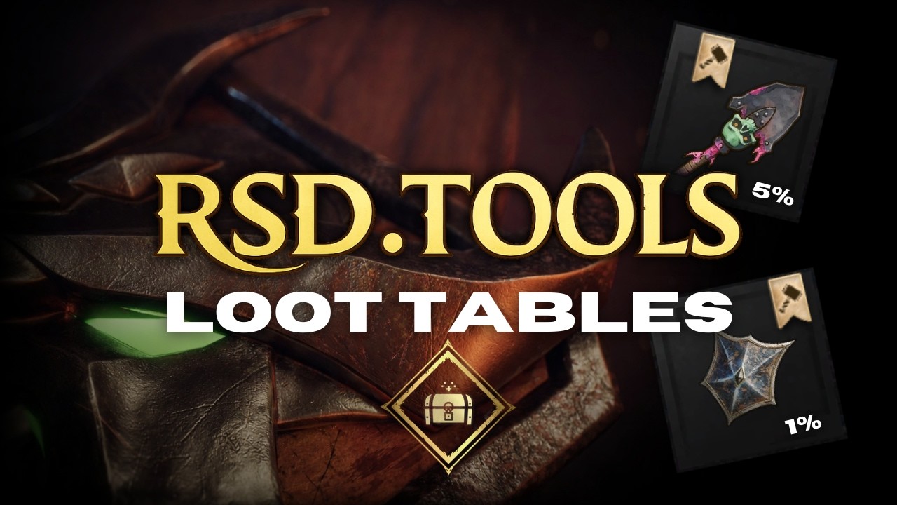 RSD.Tools - How to use the Enemy Drop Tables and Chest Loot Tables