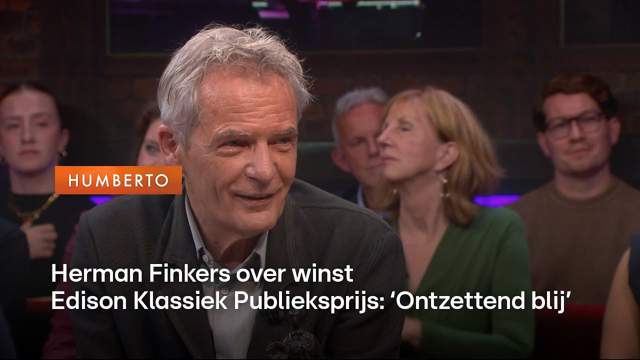 Herman Finkers over winst Edison Klassiek Publieksprijs: ‘Ontzettend blij’ | HUMBERTO