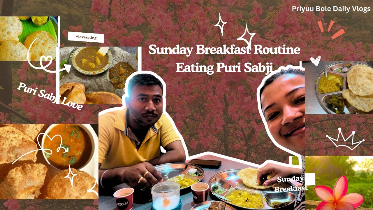 Sunday Morning Breakfast Date | Puri Sabji & Goja After Long Time ❤️