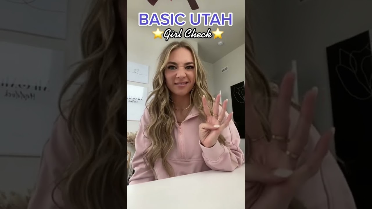⭐️Basic Utah Girl Check⭐️ #utah #girls #putafingerdown #basicutahgirl #basicgirlcheck #basicgirl