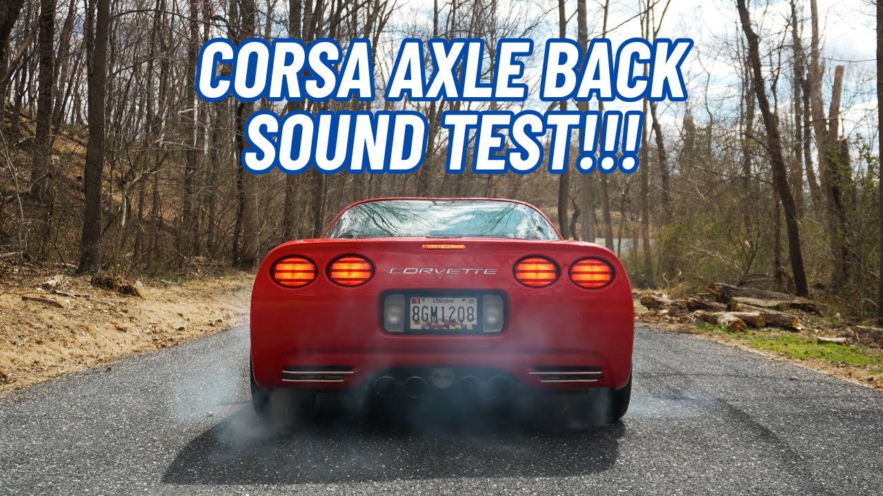 2004 C5 Corvette Corsa Extreme Axleback Exhaust Sound Test - Revs, Drive Bys, and More!!!