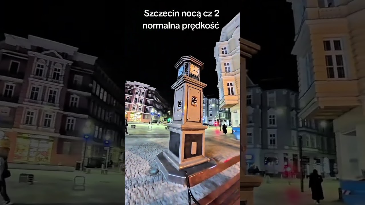 Szczecin nocą w 2 dni