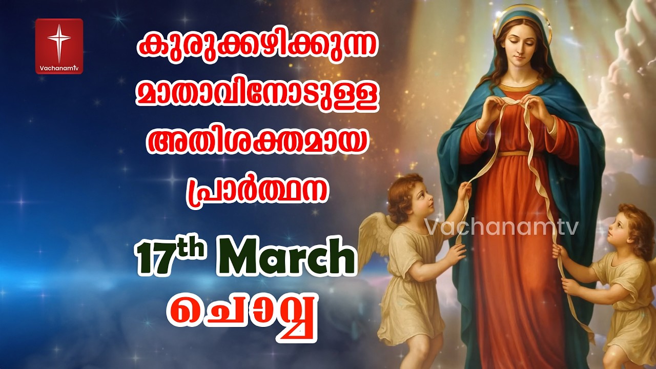 17 March 2026| Day 17|കുരുക്കഴിക്കുന്ന മാതാവിന്റെ അതിശക്തമായ പ്രാർത്ഥന 33 തവണ 33 ദിവസം ചൊല്ലുക #live