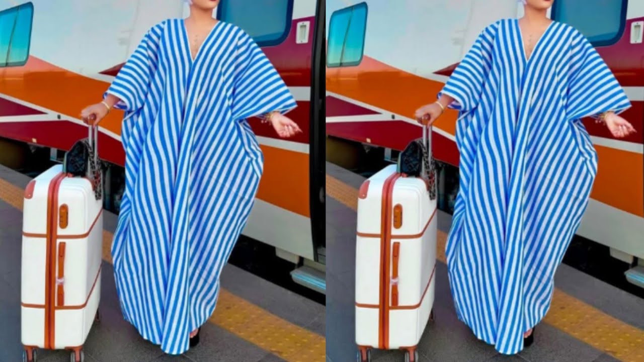 How to cut and sew Bubu Maxi Dress | Sewing Tutorial 