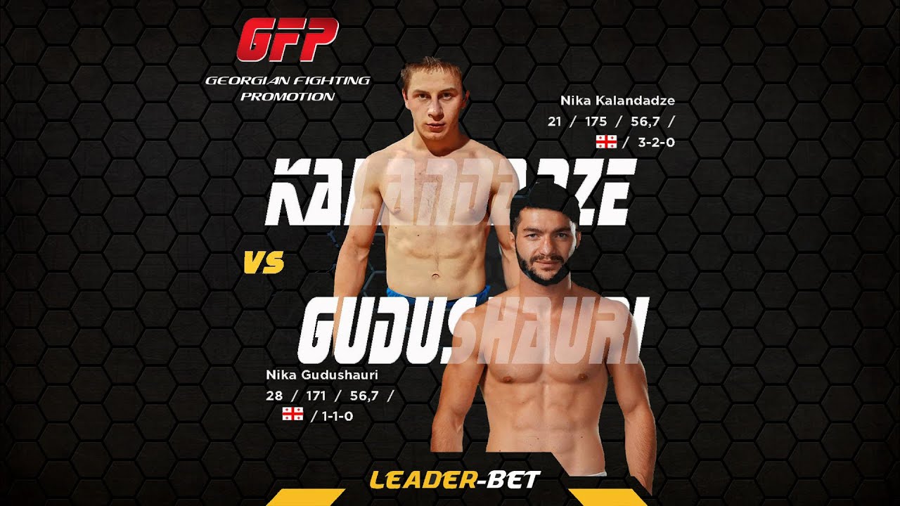 MMA. GFP 1 Georgian Fighting Promotion. Nika Gudushauri VS Nika Kalandadze