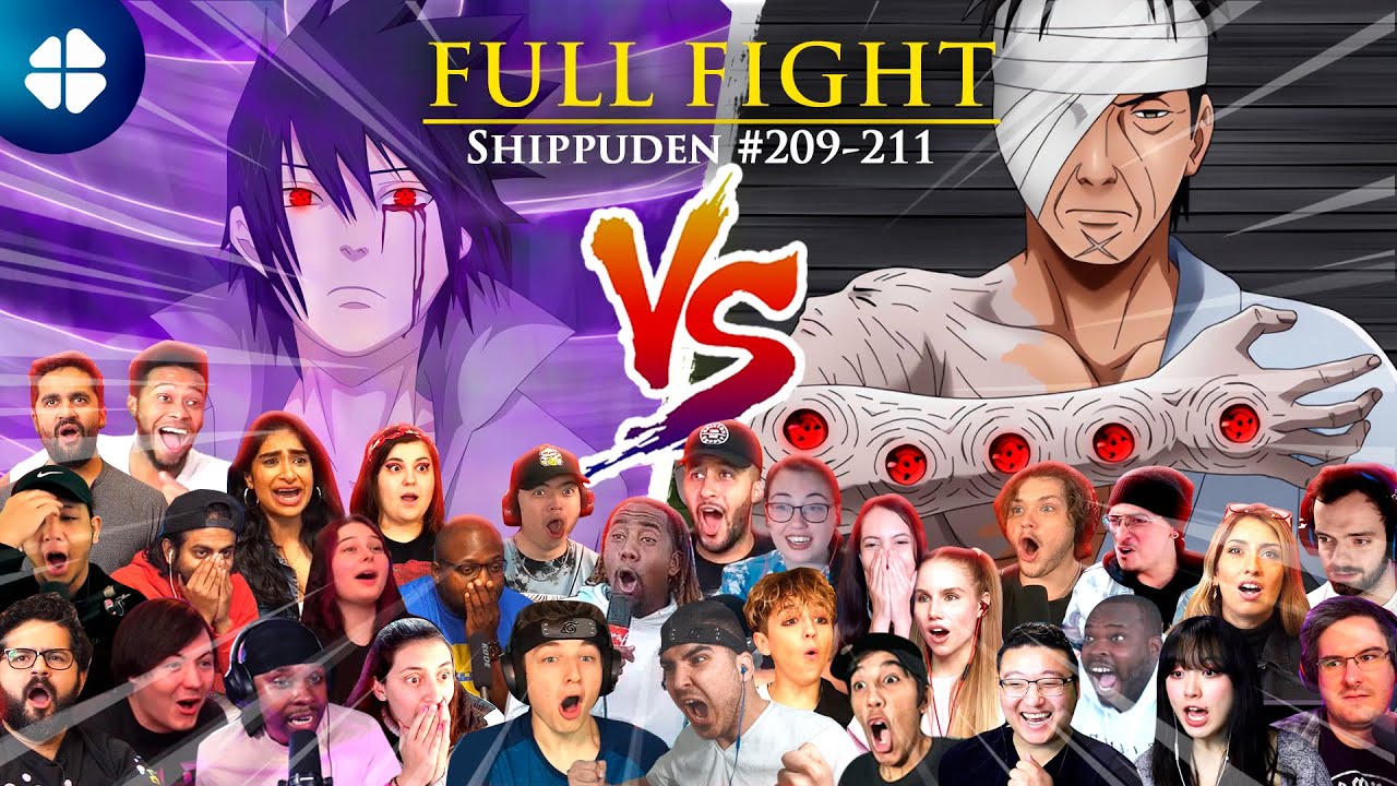 SASUKE vs DANZO 30 People React [Full Fight] 🔥 🇯🇵 Shippuden 209-211 [ナルト 疾風伝] [海外の反応]