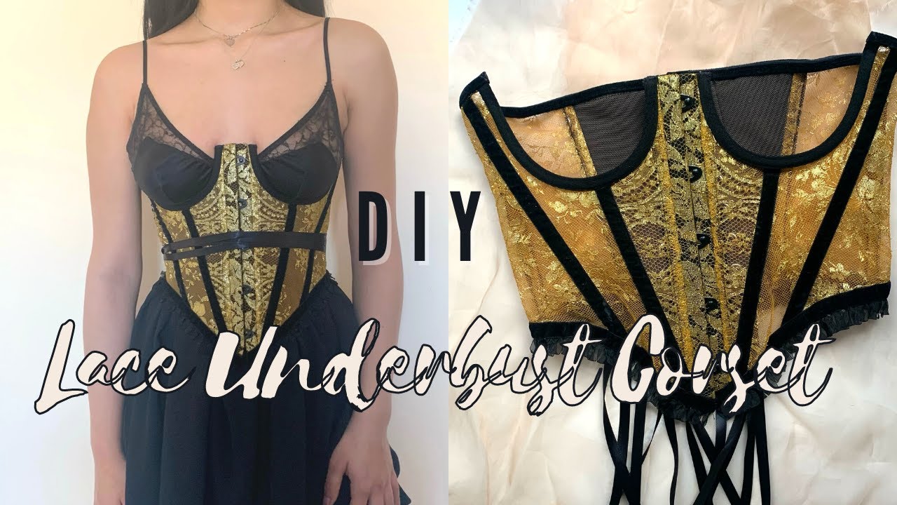 DIY Underbust Corset/ How To Sew A Busk